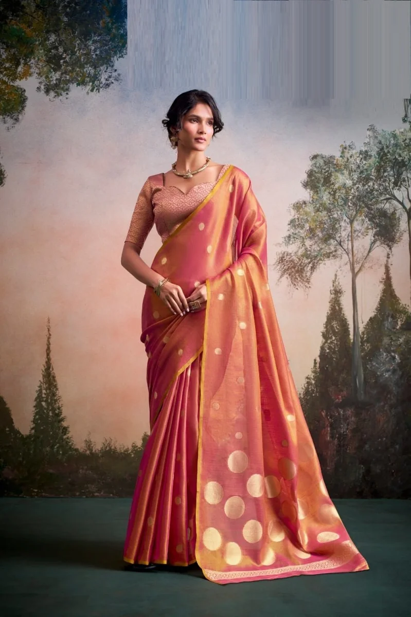 LV207CN221026-2 Tissue silk saree 4