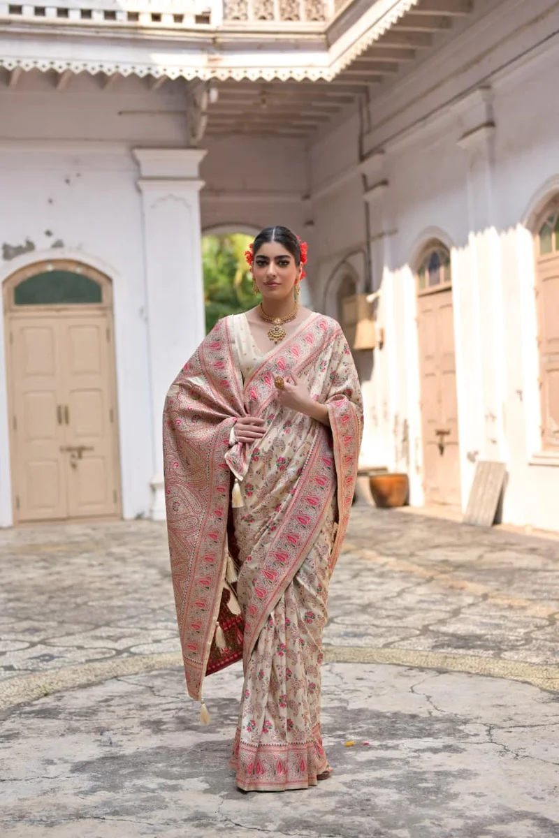 PASHMINA SILK 101 – Extra Soft Pashmina Silk Saree by www.Laavsee.com