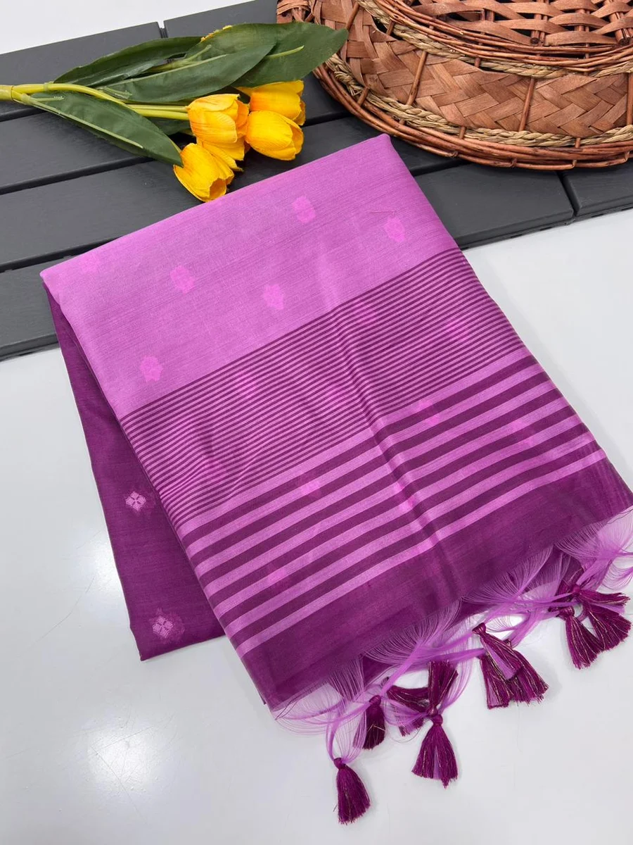 Premium Khadi Raw Silk Saree by www.Laavsee.Com