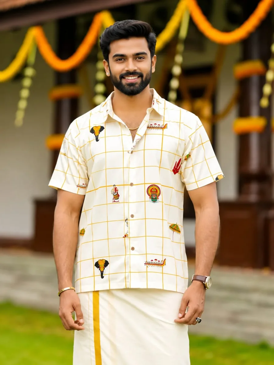 Special Men's  Shirts and Dhothi