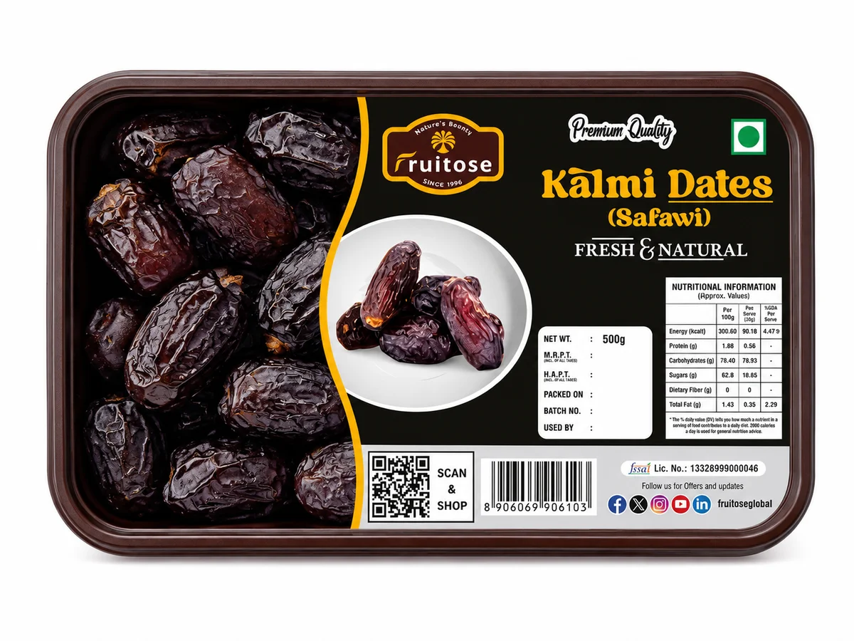 Premium Safawi (Kalmi) Dates | Authentic Saudi Dates