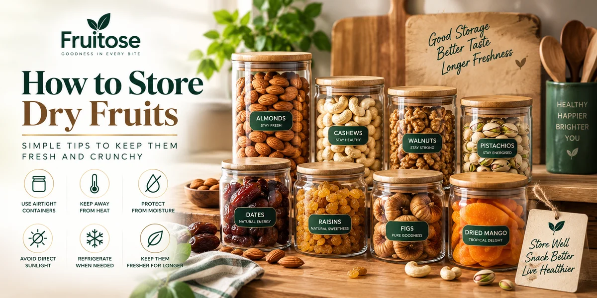 How to Store Dry Fruits: Simple Tips to Keep Them Fresh and Crunchy