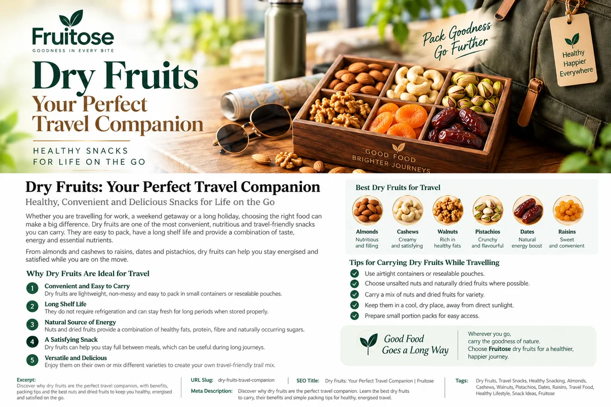 Dry Fruits: Your Perfect Travel Companion
