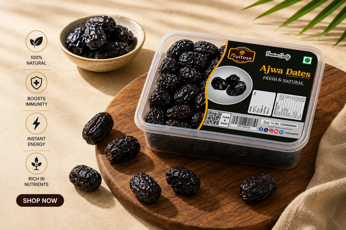 Premium Ajwa Dates | Authentic Saudi Arabian Khajoor