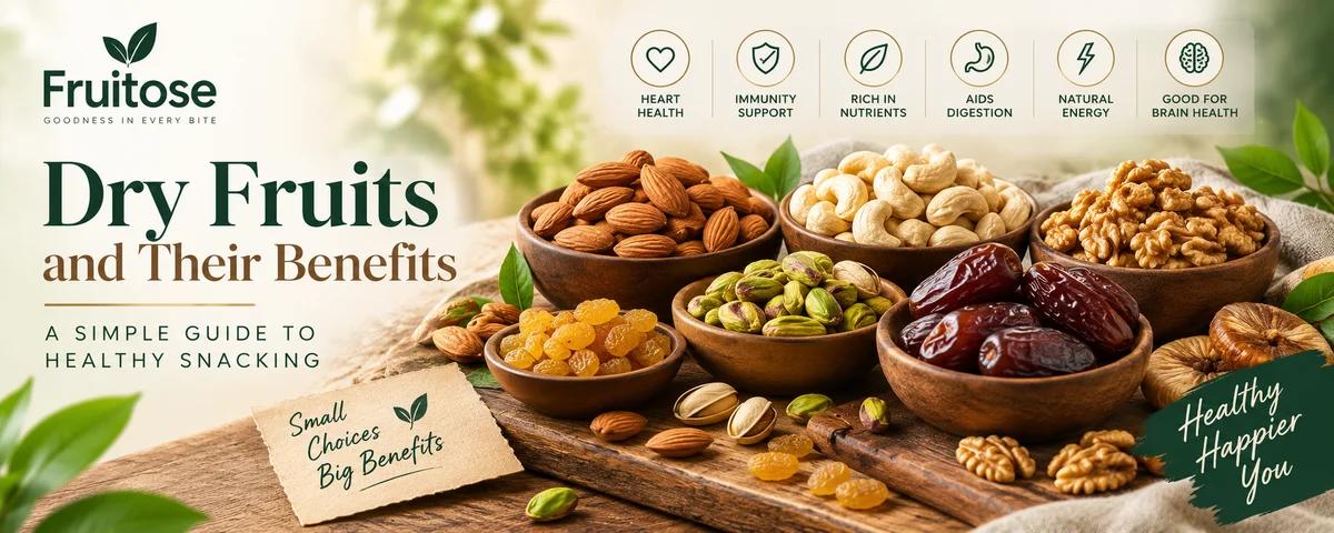 Dry Fruits and Their Benefits: A Simple Guide to Healthy Snacking