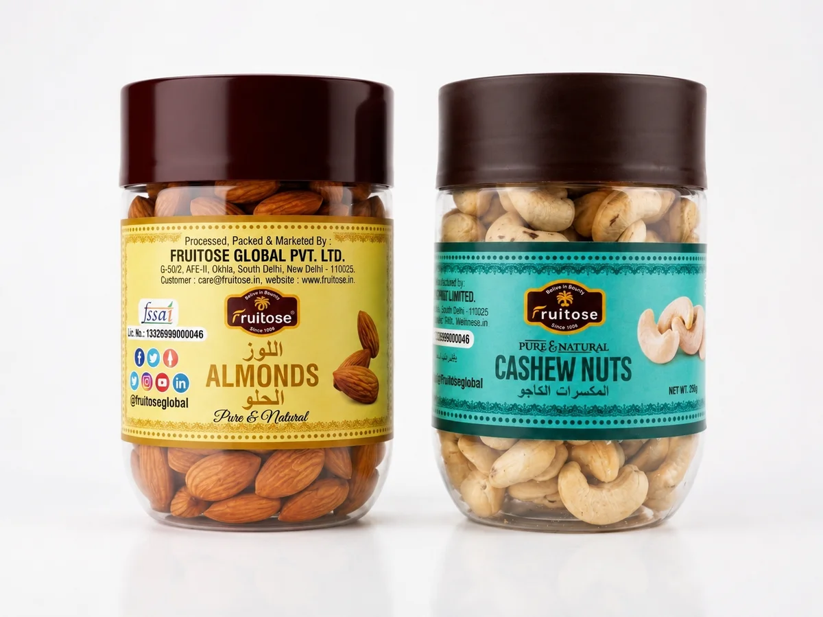 Premium Almond & Cashew Combo Pack – 500g (2 × 250g)