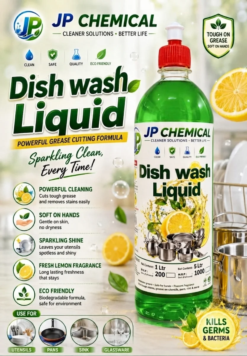 POUR-iT Dish wash liquid green