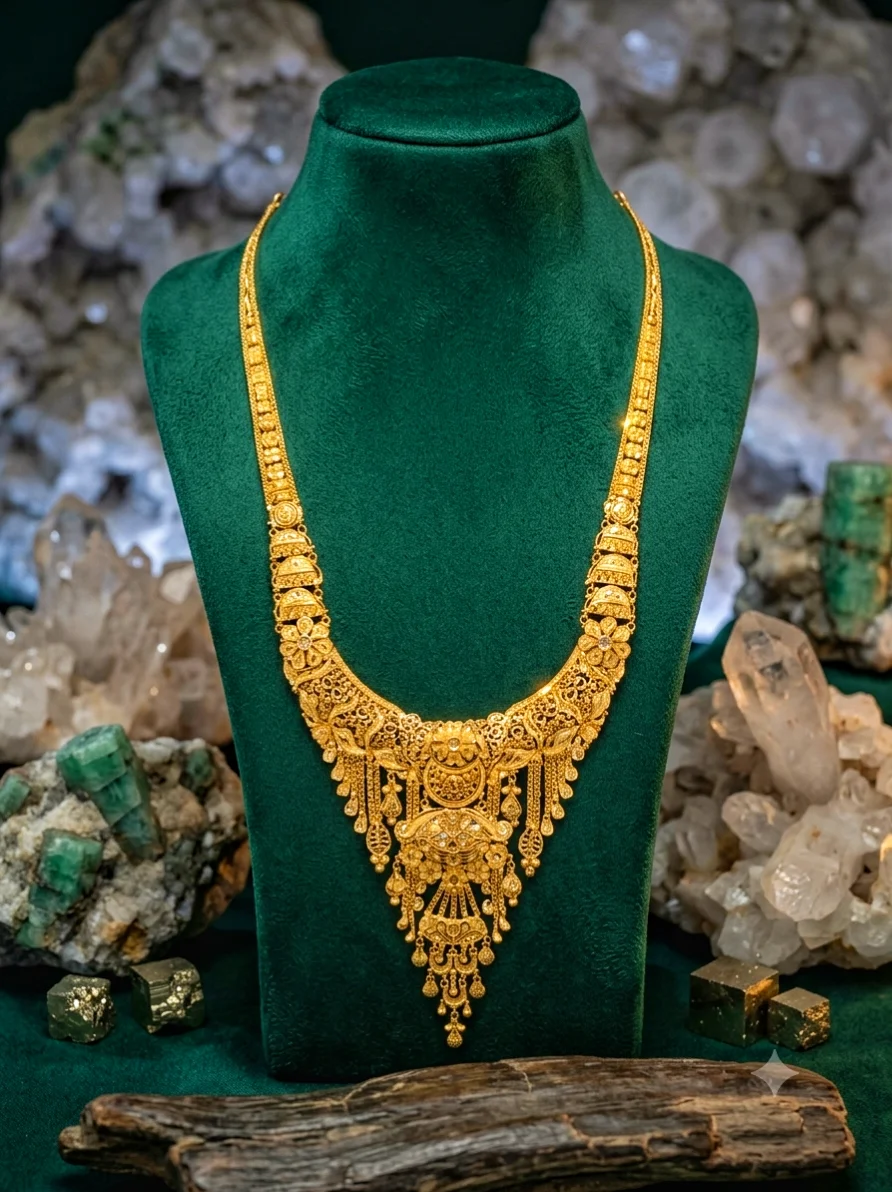 Arabic U Long Necklace
