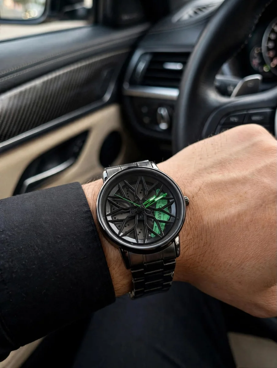 Ferrari spinning wheel watch