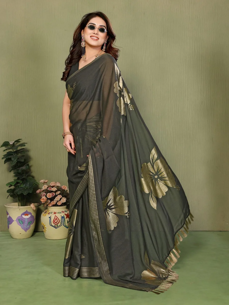 Georgette silk saree