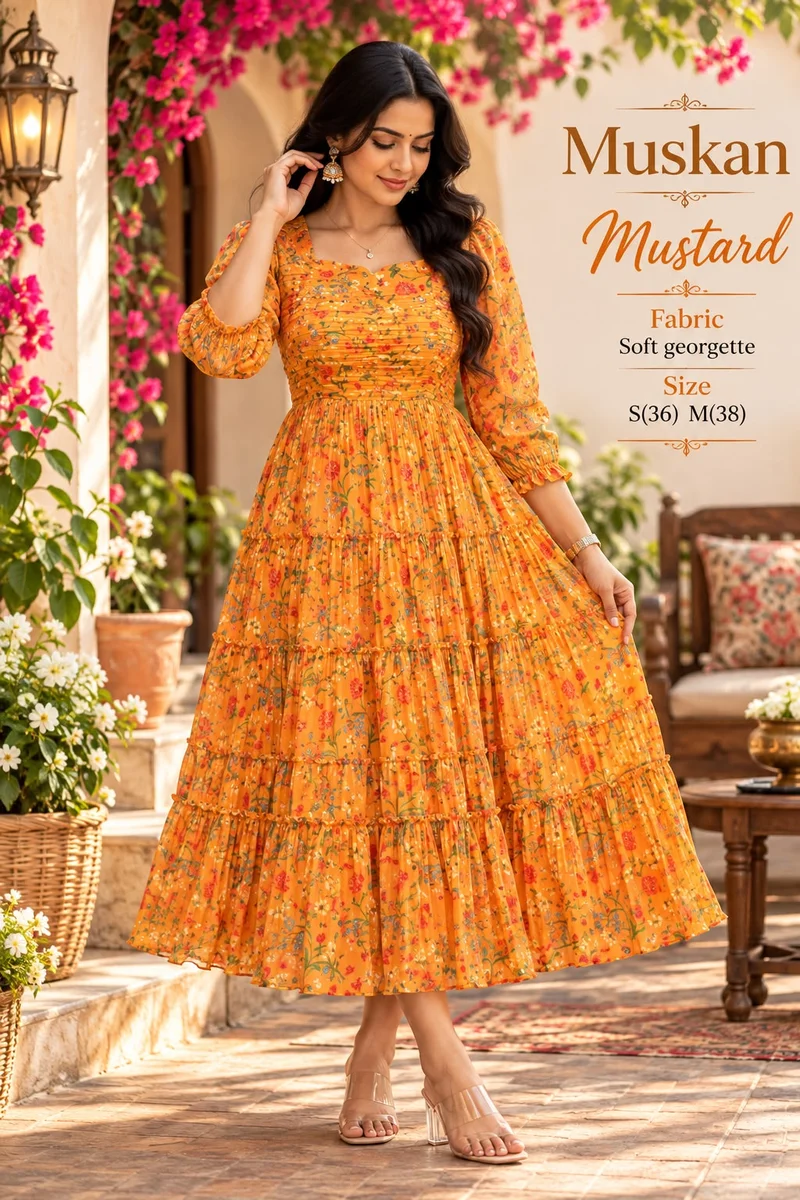 Flowral print gown