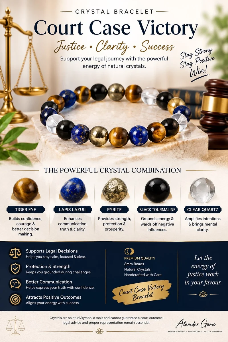 Court case victory bracelet