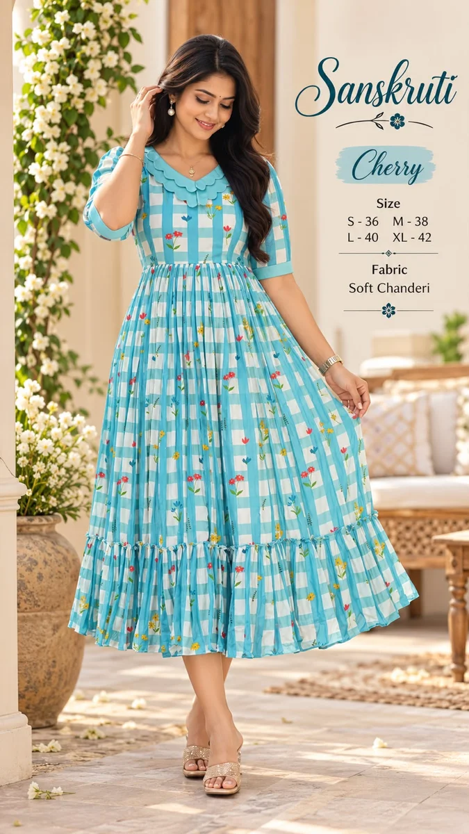 Flowral print gown