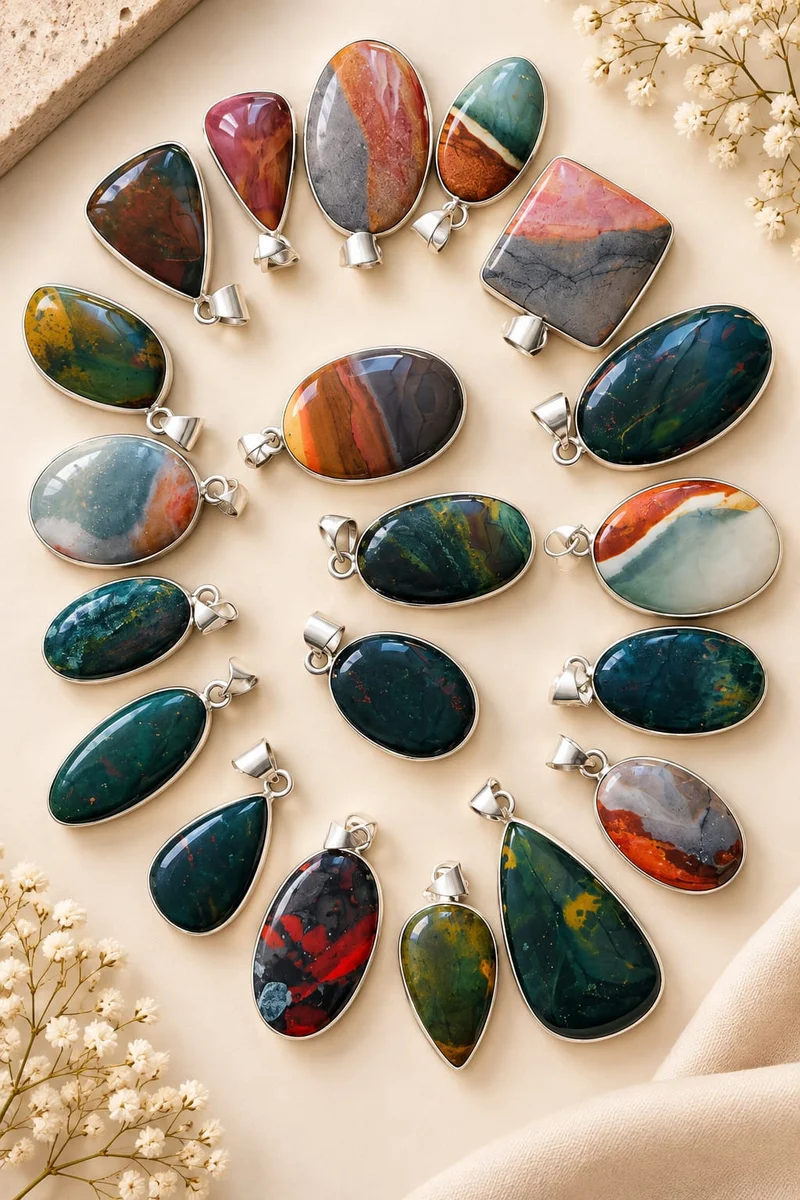 Stone pendants