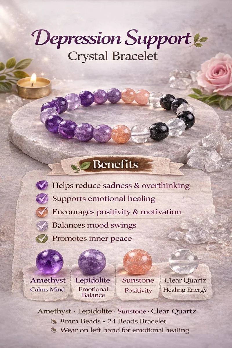 Depression support bracelet