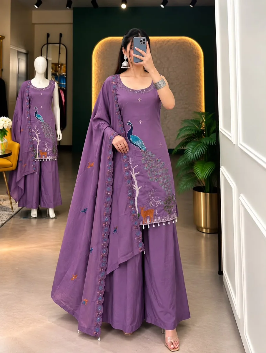 Morpankh Kurti Set