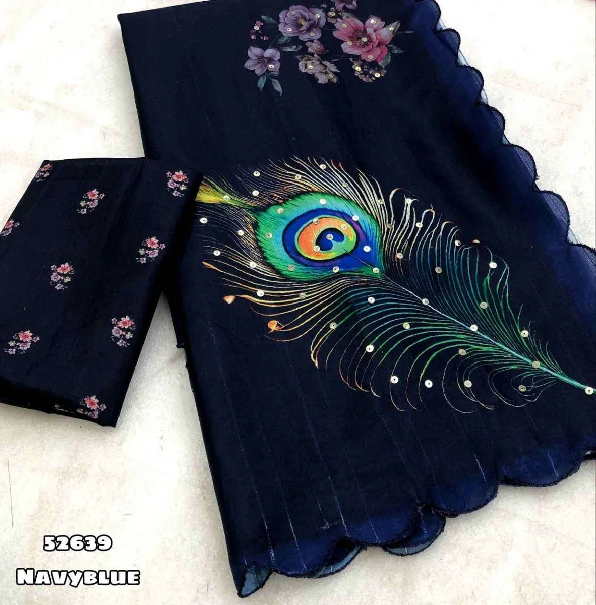 Handloom tussar silk saree