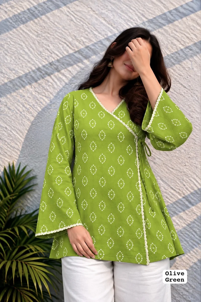 Premium cotton short length tunic
