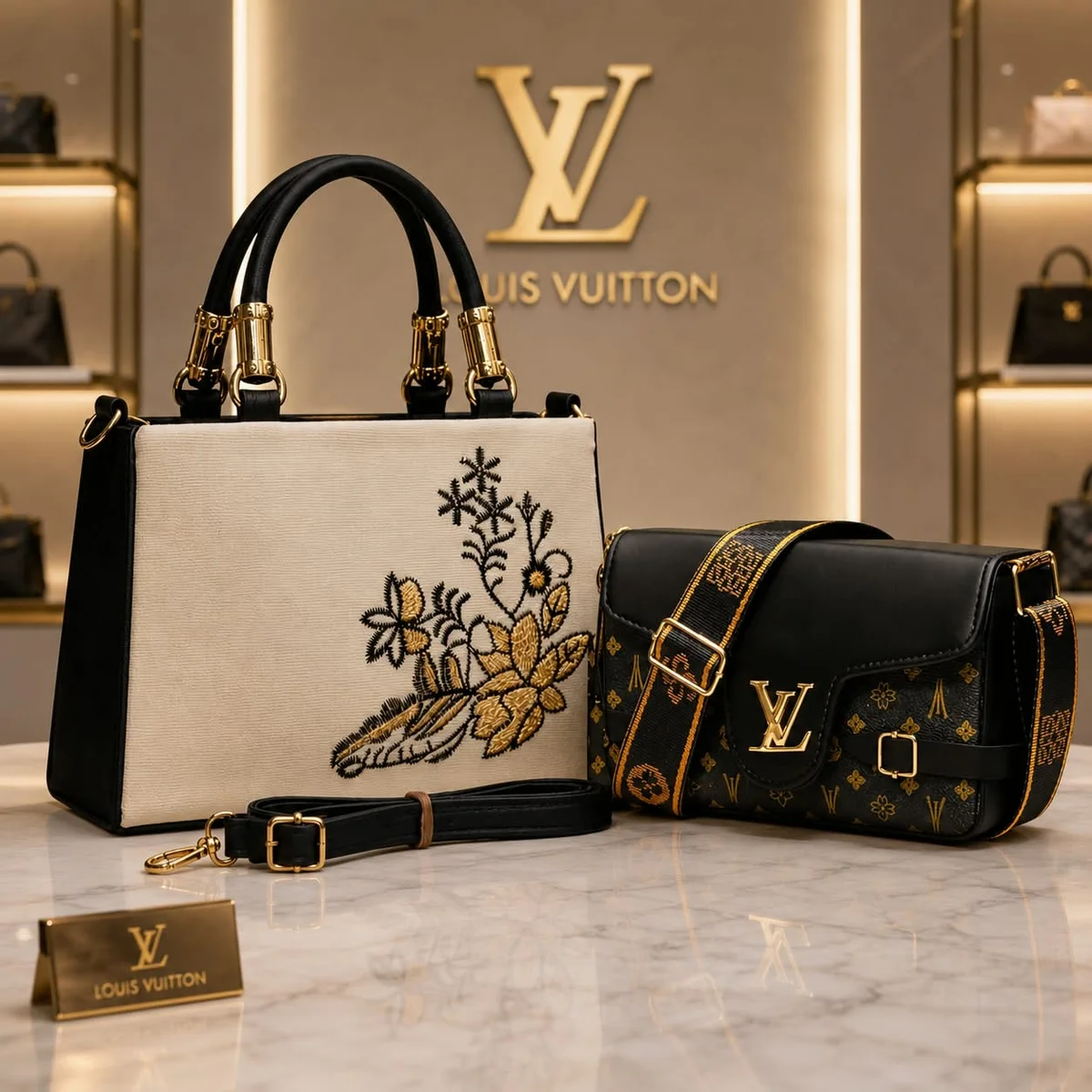 Hand bags and sling bags combo