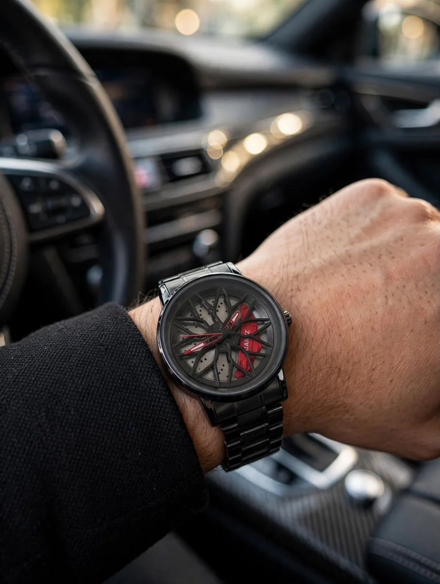 Ferrari spinning wheel watch
