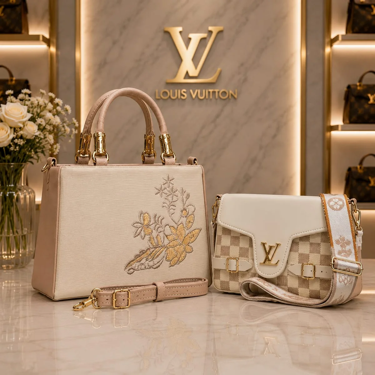 Hand bags and sling bags combo