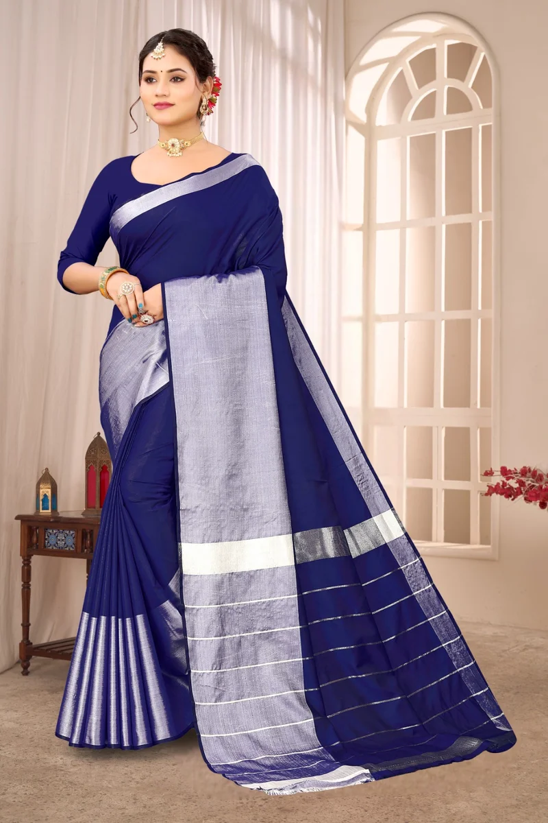 Cotton silk saree