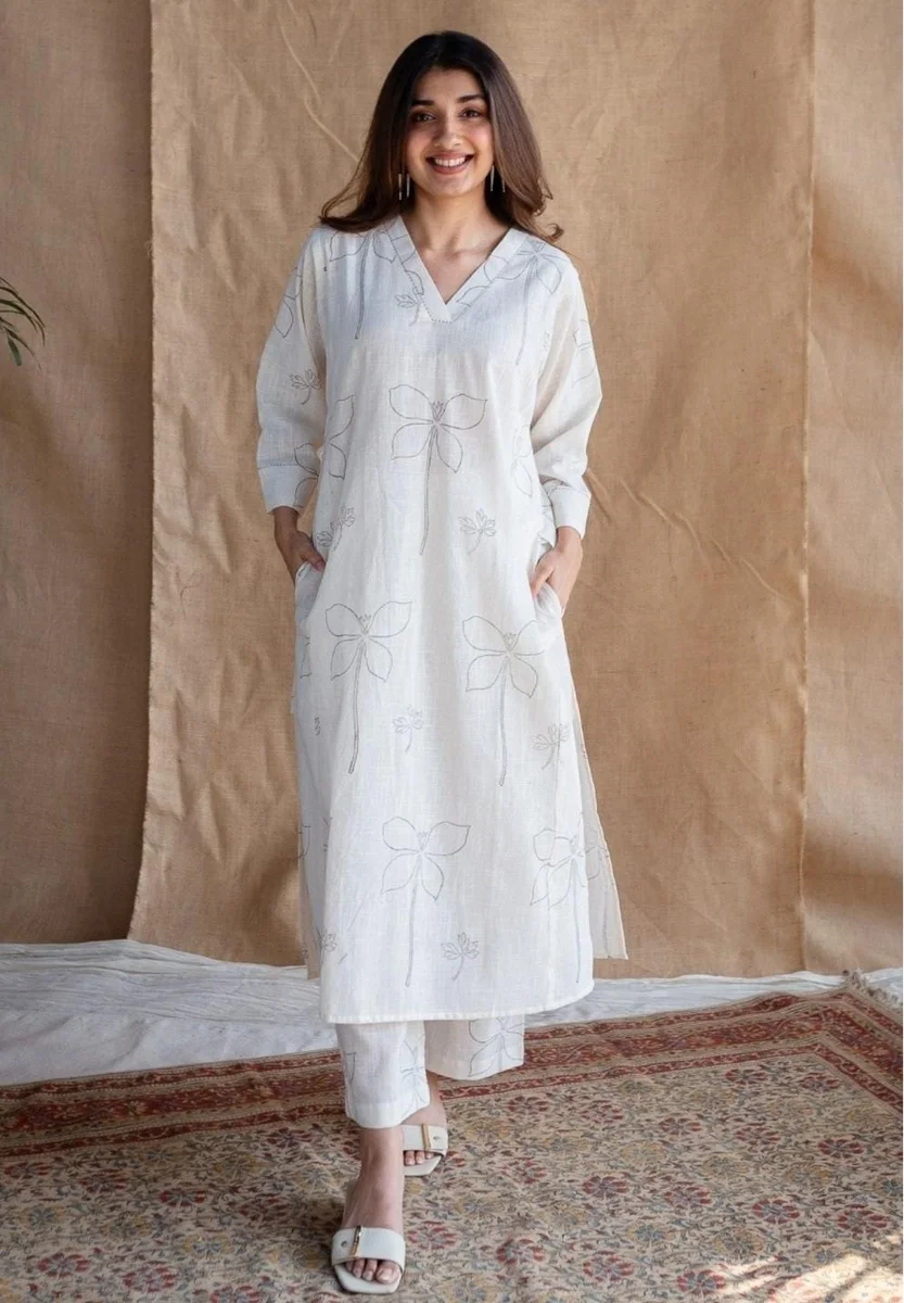 Cotton Kurti set with plazo