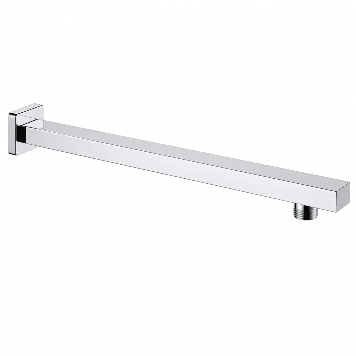 Rectangle Stainless Steel Shower Arm Chrome Finish