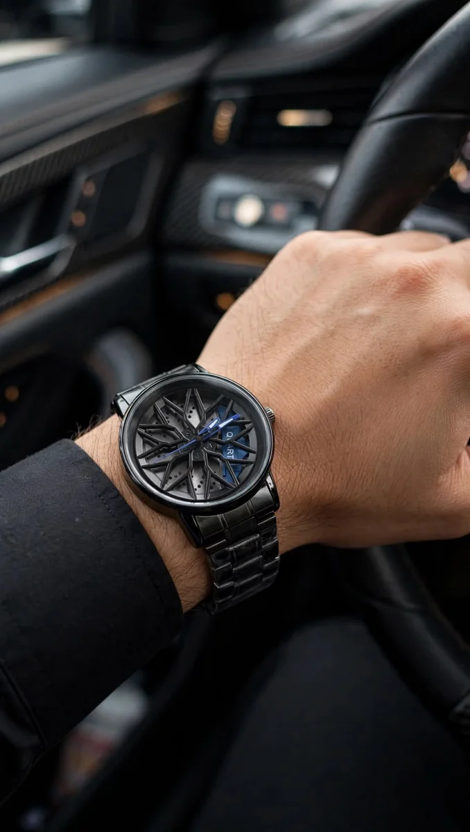Ferrari spinning wheel watch
