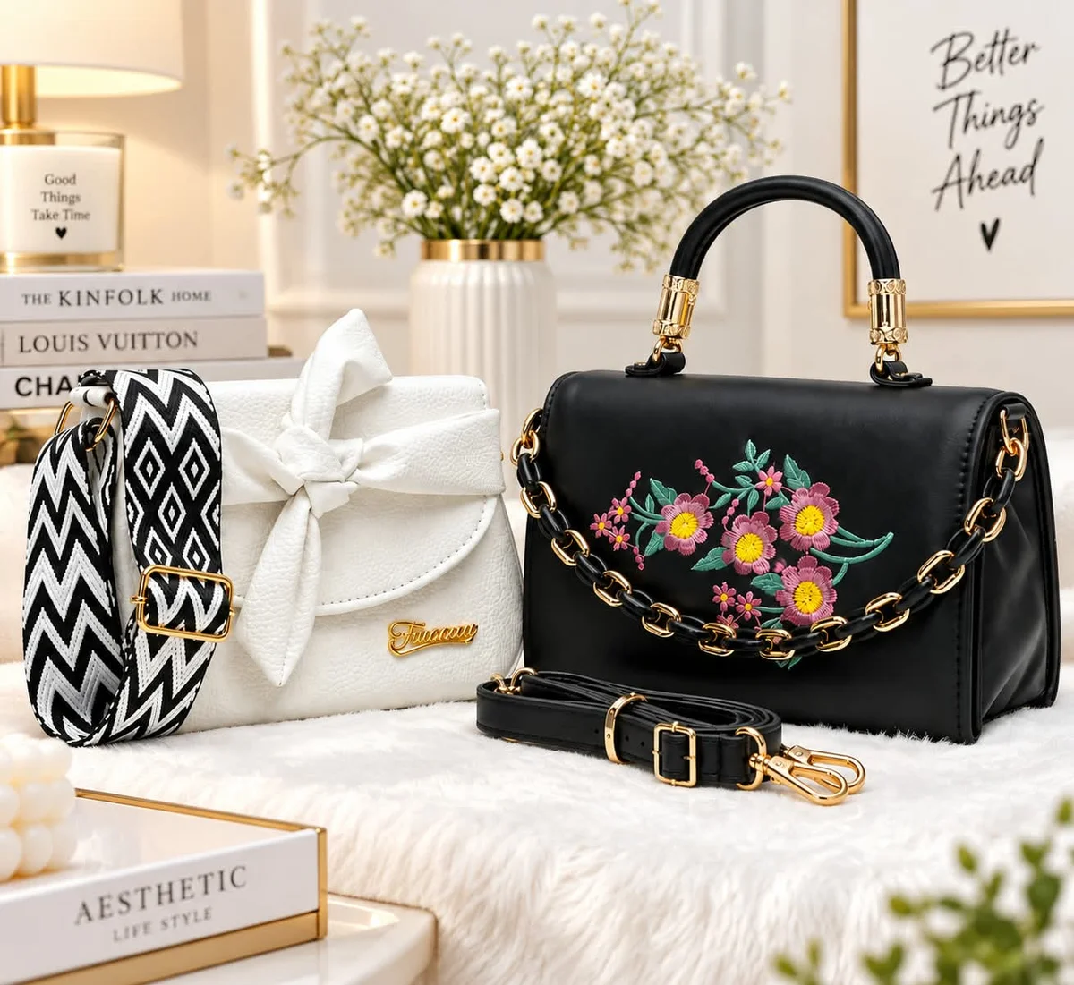 Hand bags and sling bags combo