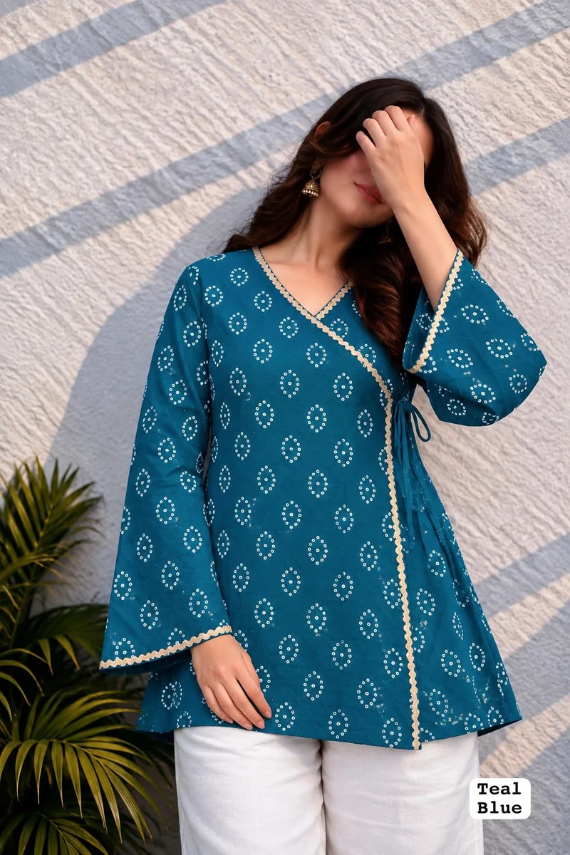 Premium cotton short length tunic
