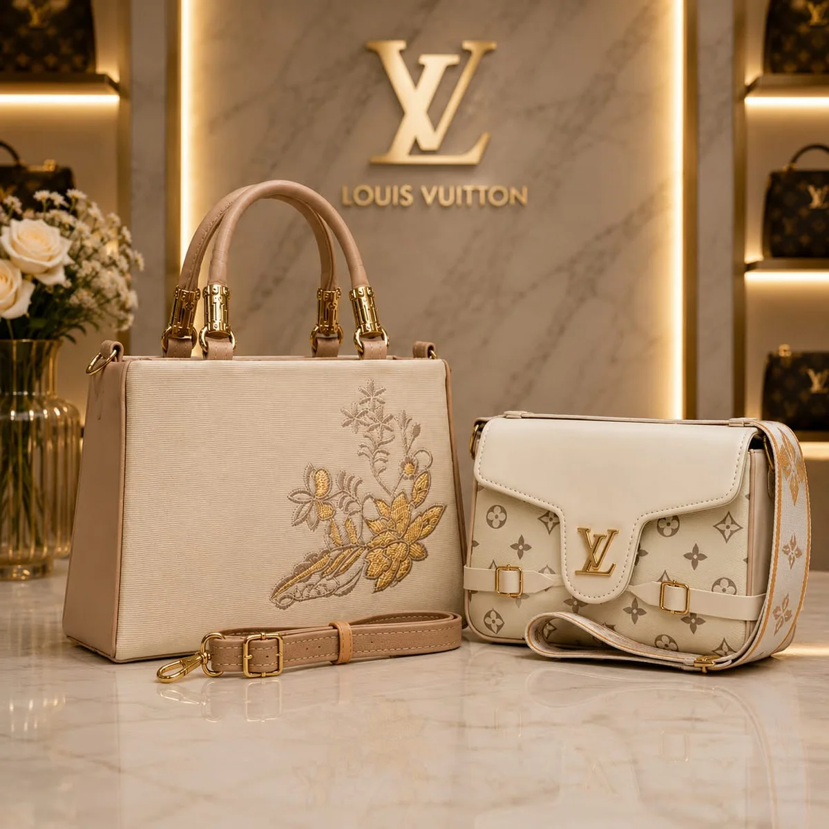 Hand bags and sling bags combo