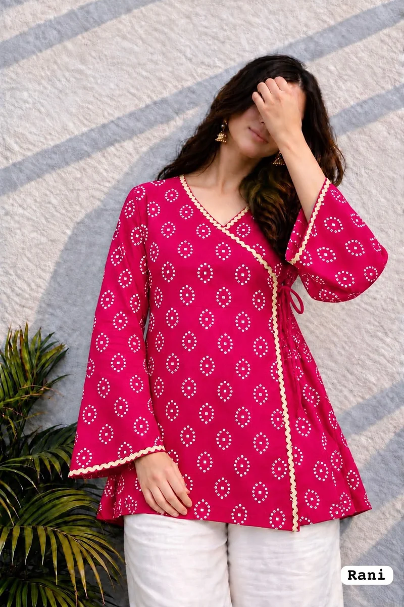 Premium cotton short length tunic