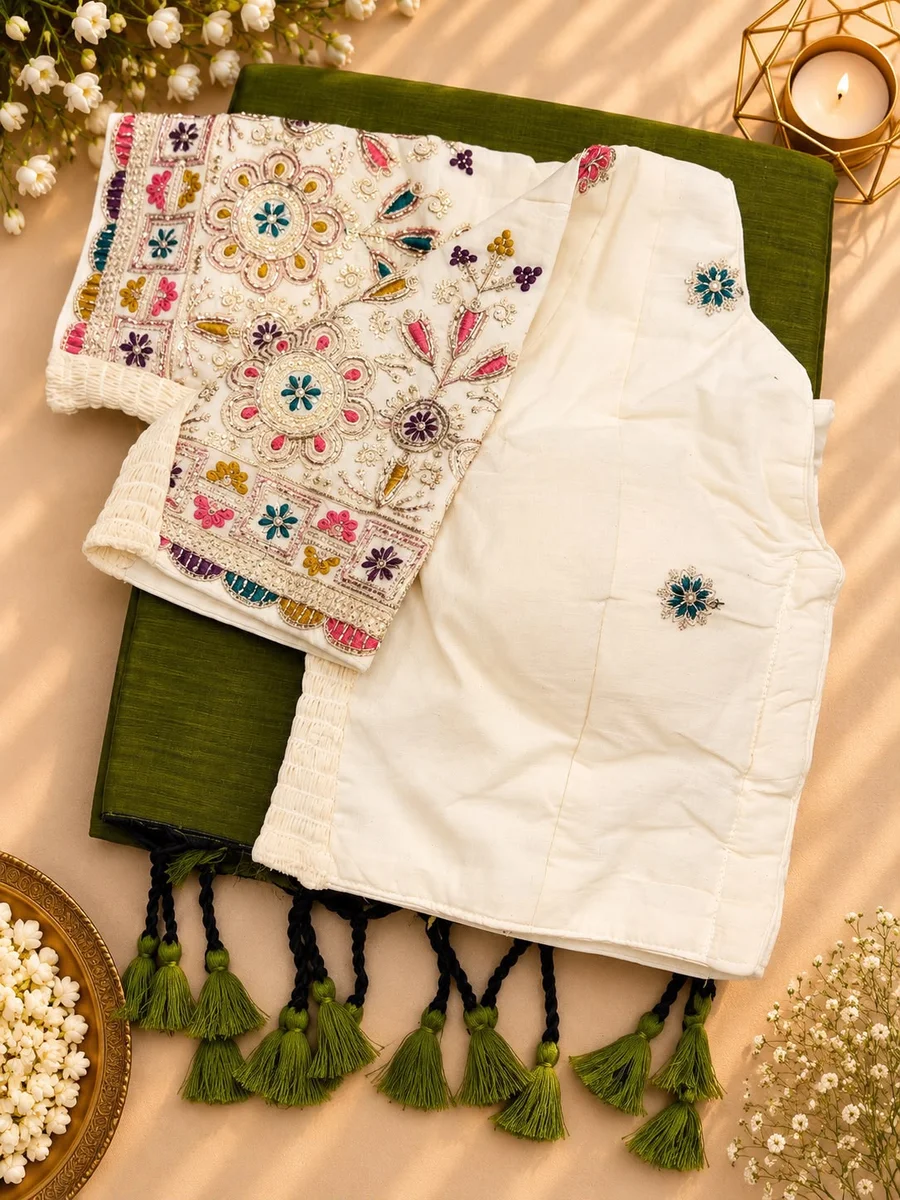 Handloom khadi cotton saree