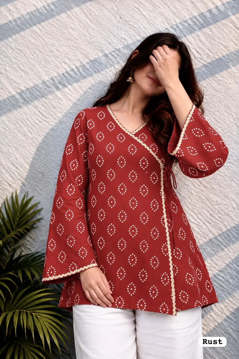 Premium cotton short length tunic