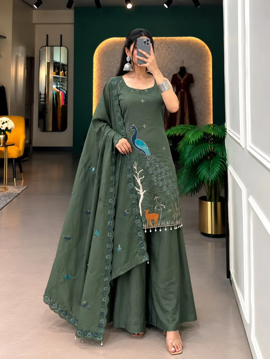 Morpankh Kurti Set