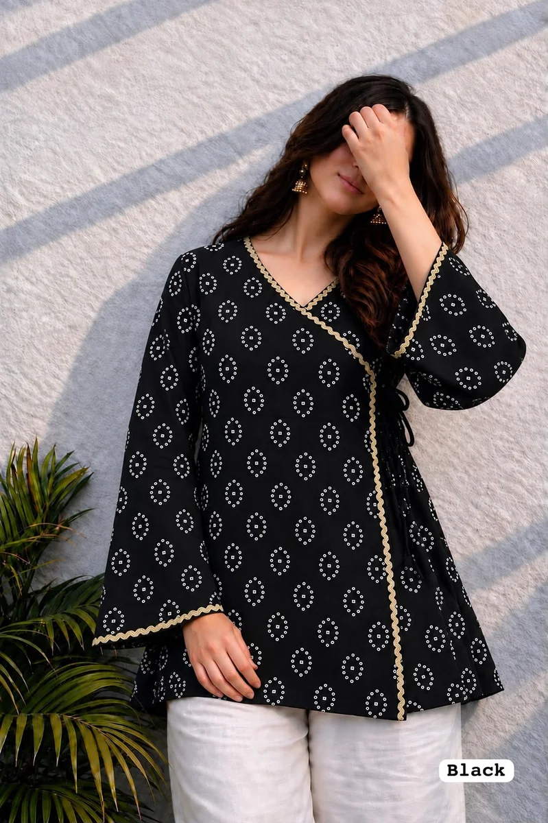 Premium cotton short length tunic