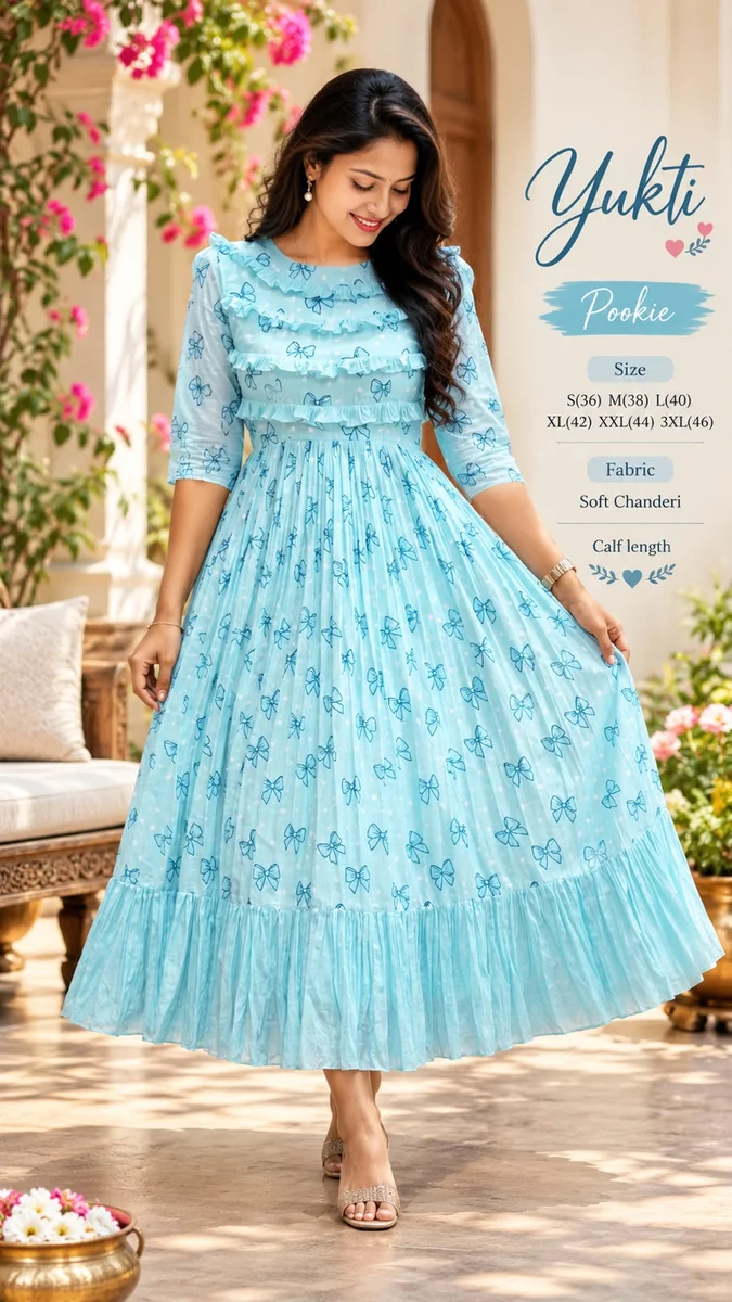 Flowral print gown