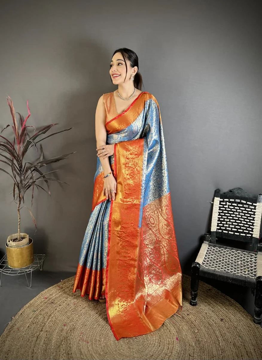 Kanchipuram silk saree
