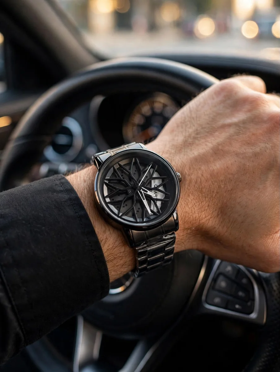 Ferrari spinning wheel watch