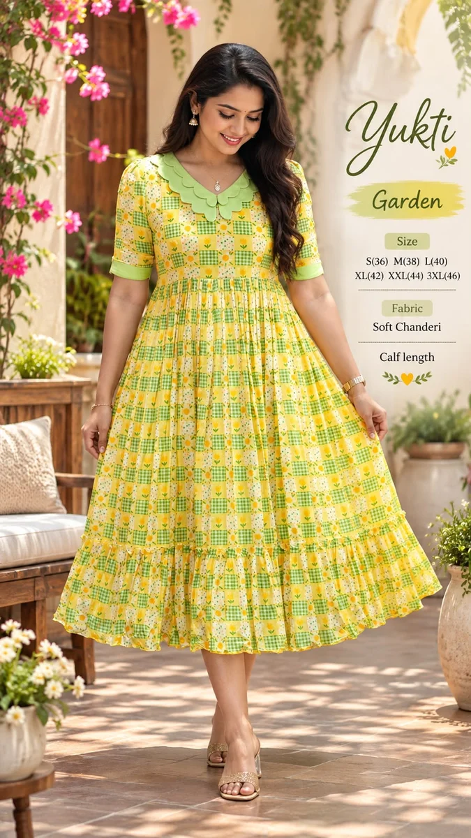 Flowral print gown