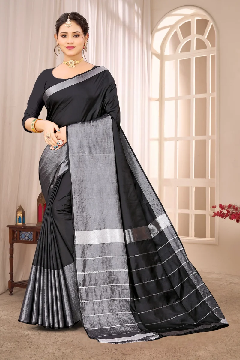 Cotton silk saree