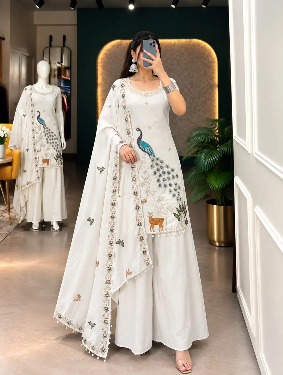 Morpankh Kurti Set