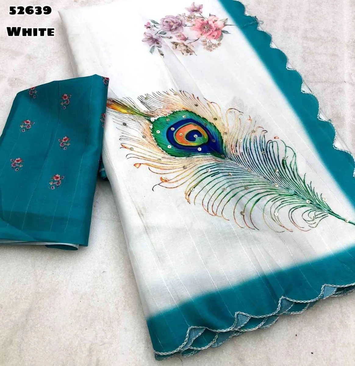 Handloom tussar silk saree
