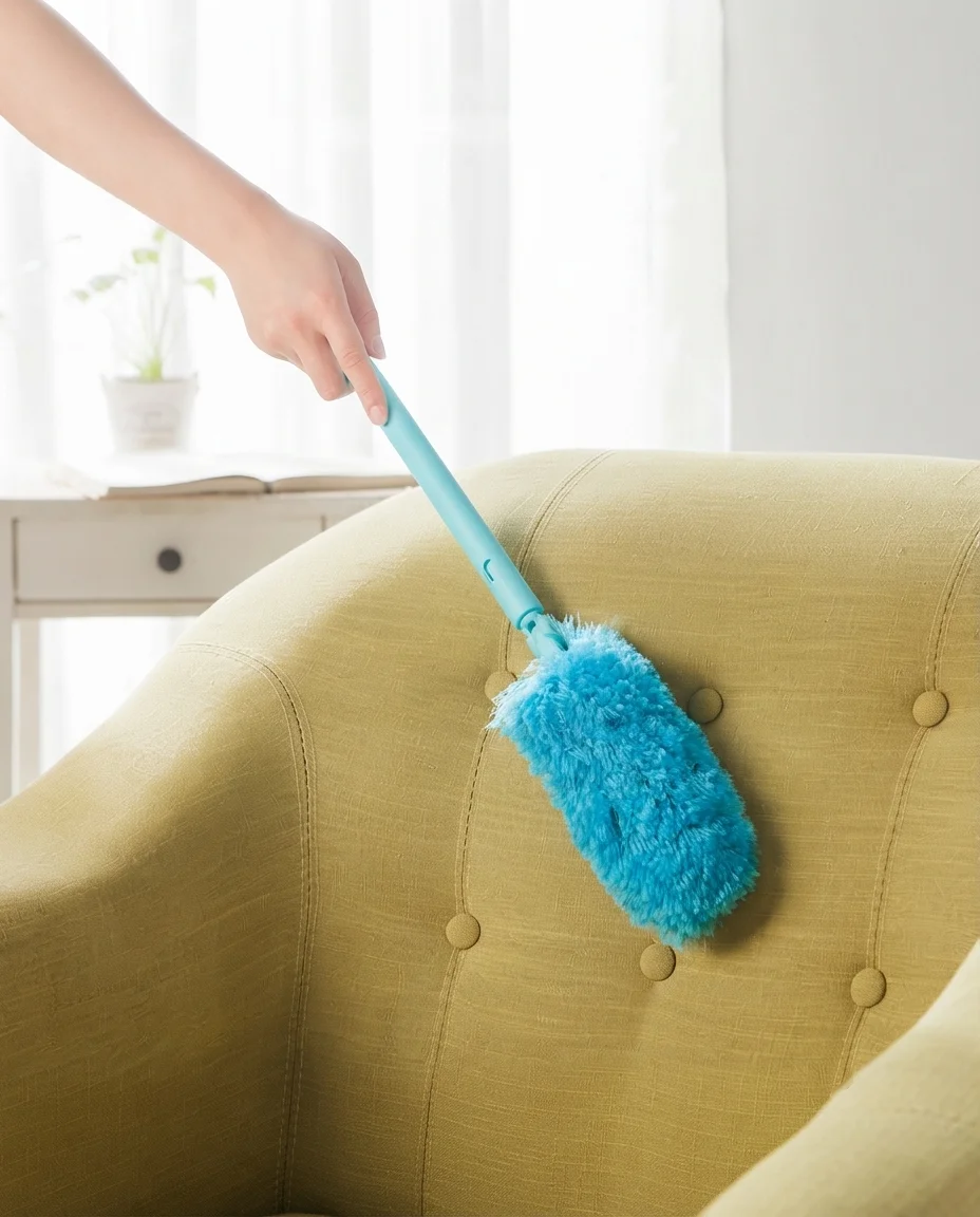 Microfiber Extendable Dusting Brush | Bendable Feather Duster for Home & Car (Pack of 2) alt