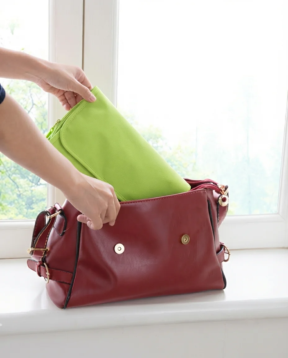 Hanging Toiletry Bag & Organizer | Travel Cosmetic Pouch Set (Pack of 2 || Random Colors) alt