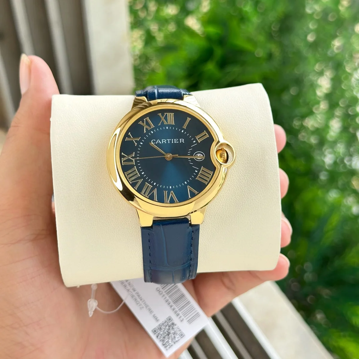 The Cartier Ballon Bleu is a luxurious and elegant timepiece that embodies Cartier's signature craftsmanship and timeless design. 3