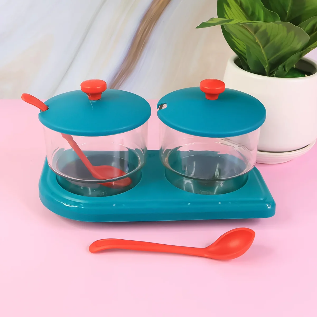 Multipurpose Spice Container Set – Durable & Compact Kitchen Storage SKU 10544_supermom_storewell_2pc  DSIN 10544 4