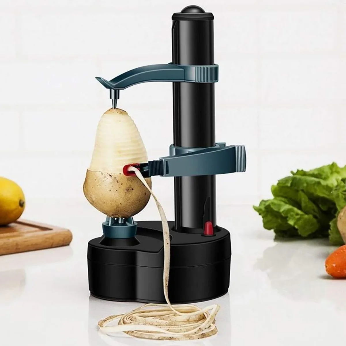 Electric Vegetable Peeler – Fast, Automatic & Precise | Quickslice   SKU 12257_multi_ele_veg_n_fruit_peeler_1pc  DSIN 12257