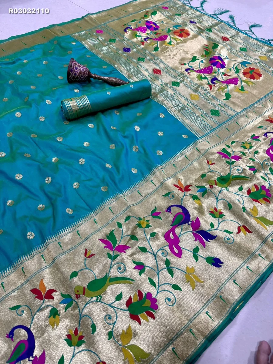 RK ethinics...Pure silk sarees  FABRIC:-PURE SOFT KANCHIVRAM PETHANI SILK 3